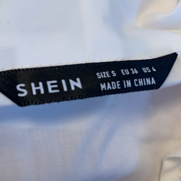 Blue and white tie 2 in one dress - Picture 3 of 5